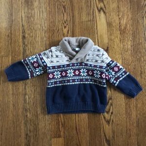 Janie and Jack boys fair isle sweater
